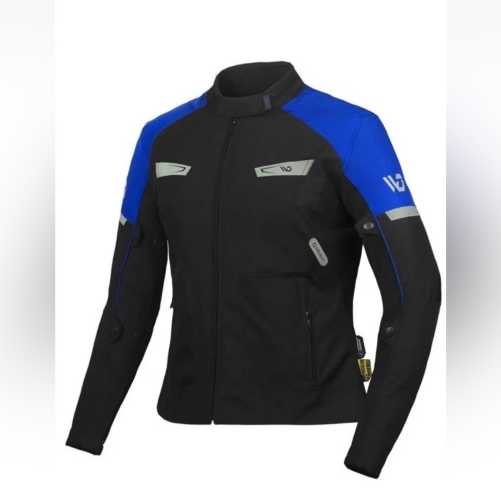 New Womens WD Motorsports Lady Vegas Blue/black Textile Moto/biker Jacket M